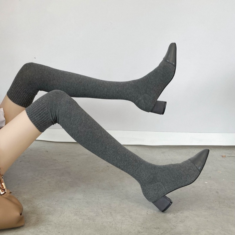 Sock Boot Women - High Knee Sock Shoes 2025 New