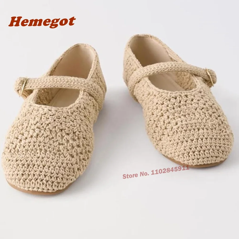 Women Shoes Casual - Weaven Hollow Out Pumps Round Toe