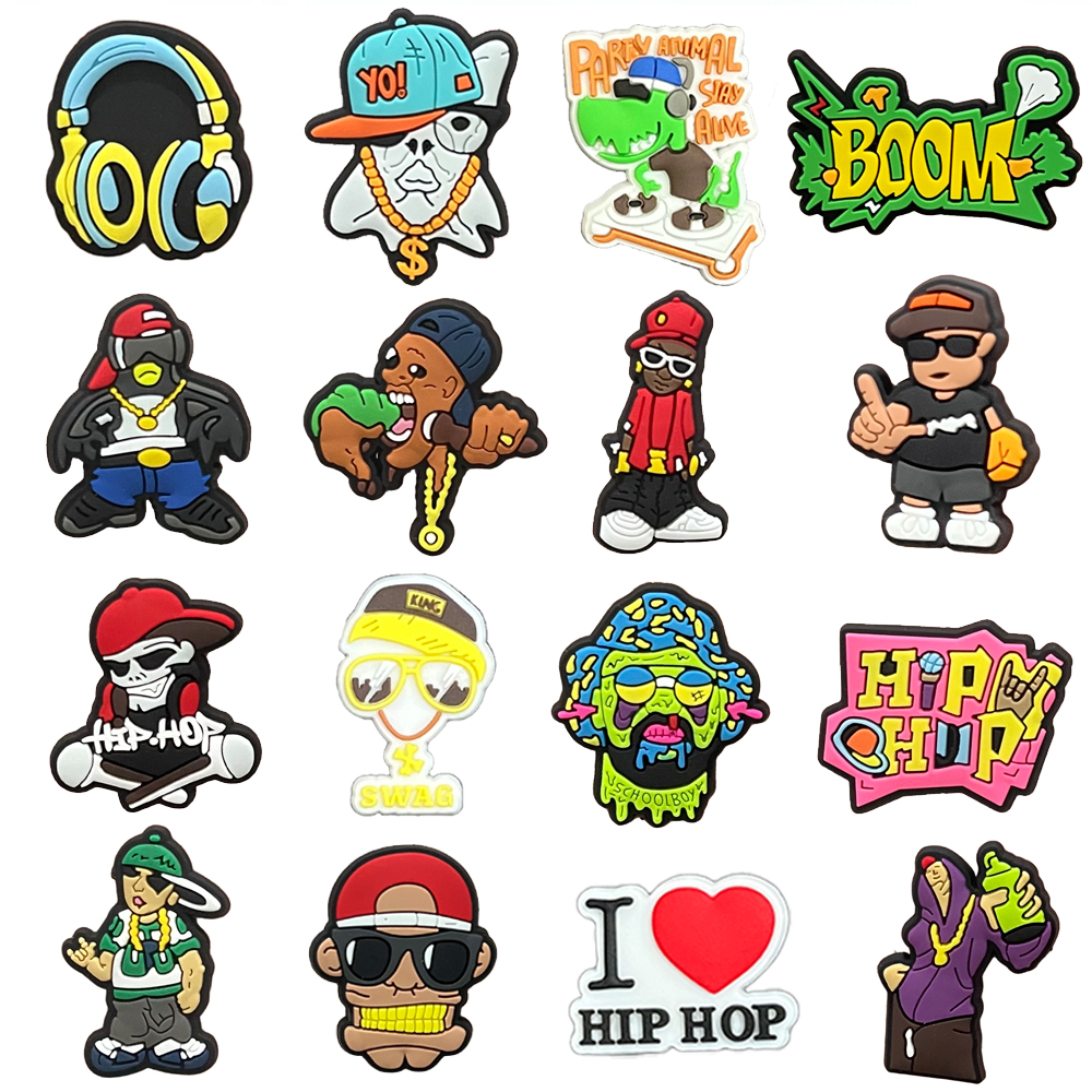 Croc Style Clog - Hip Hop Rock Shoe Charms Pin
