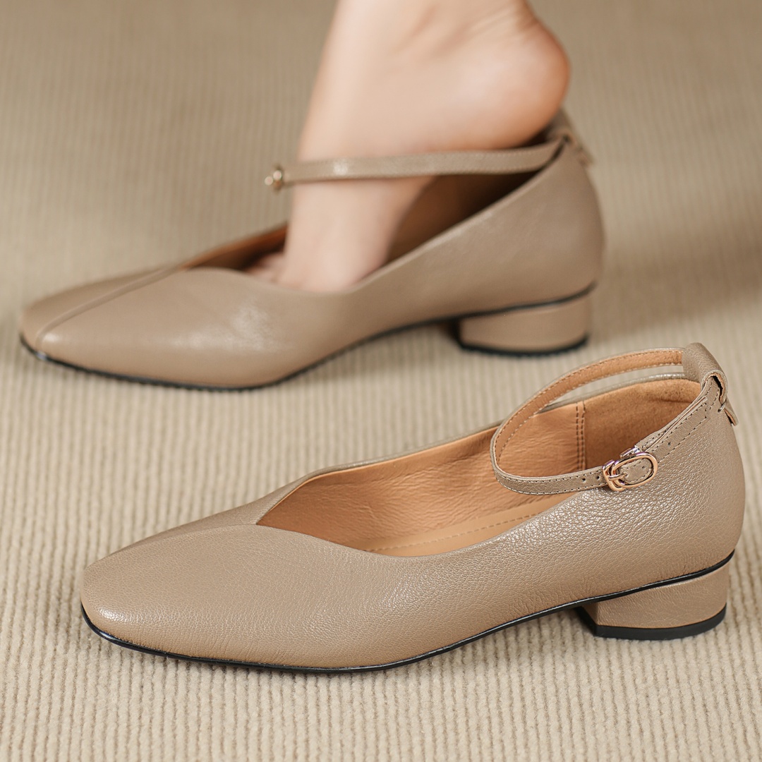 danxuefei women's sheepskin sq - Ankle Strap Heels 리뷰 및 가격