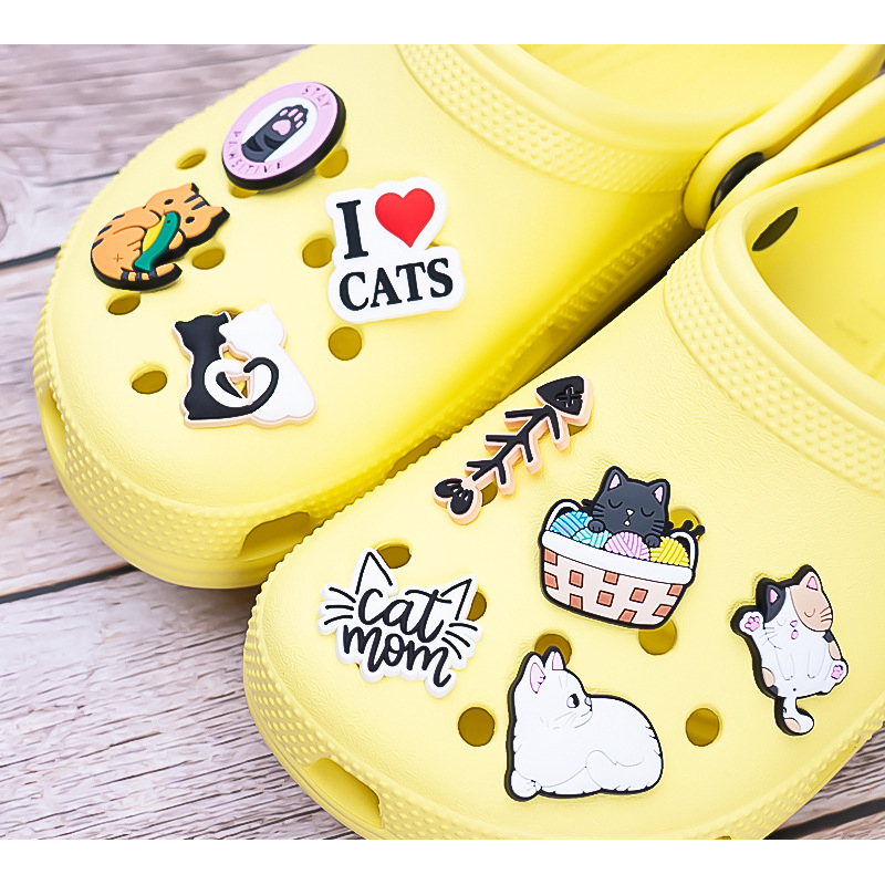 Cute Cats Shoe Charms Pin for  - Croc Style Clog 리뷰 및 가격