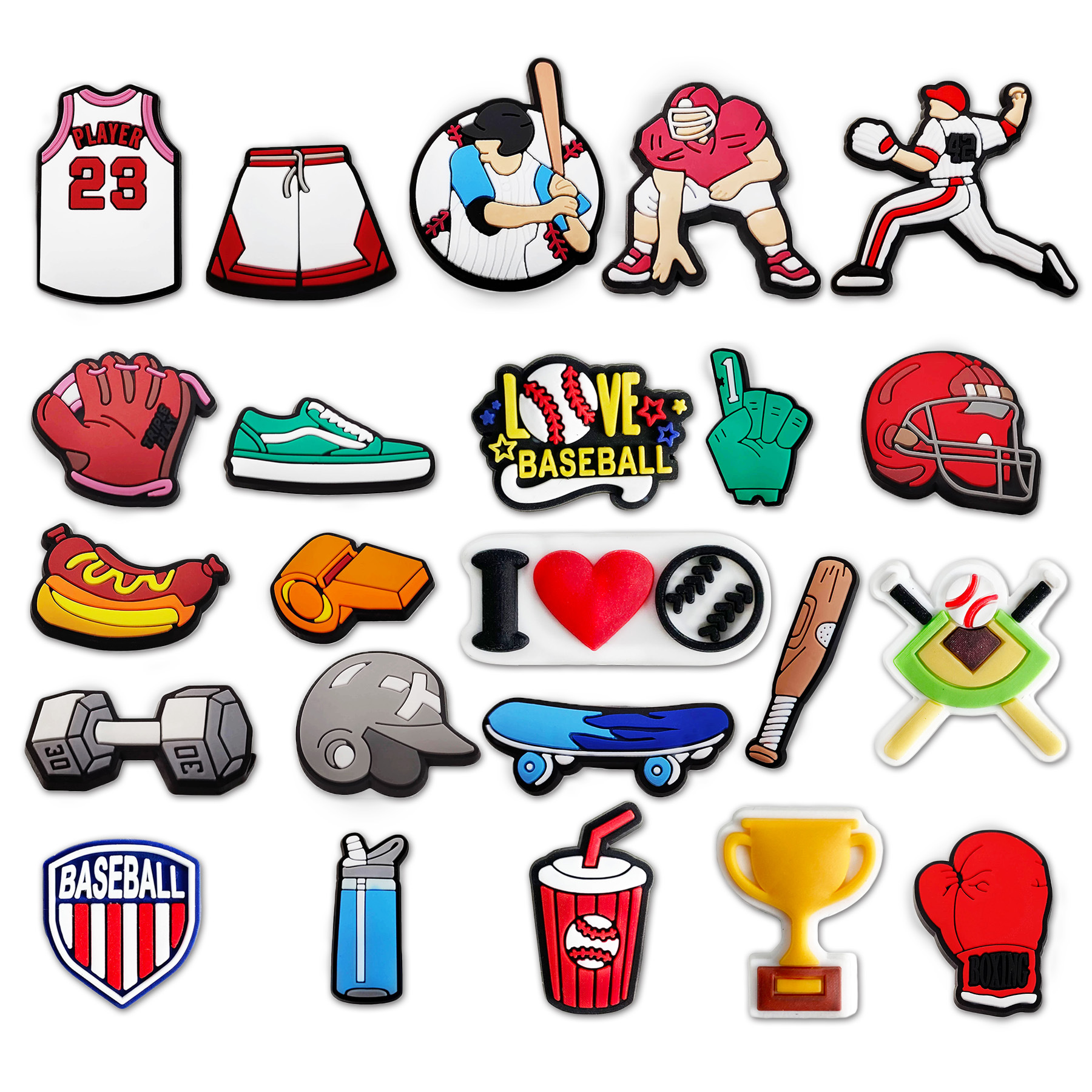 New 1Pcs PVC Baseball Game Sho - Croc Style Clog 리뷰 및 가격