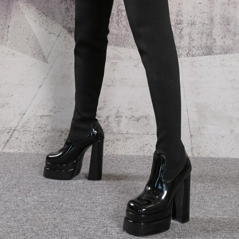 Women Boots Platform Over The  - Sock Boot Women 리뷰 및 가격