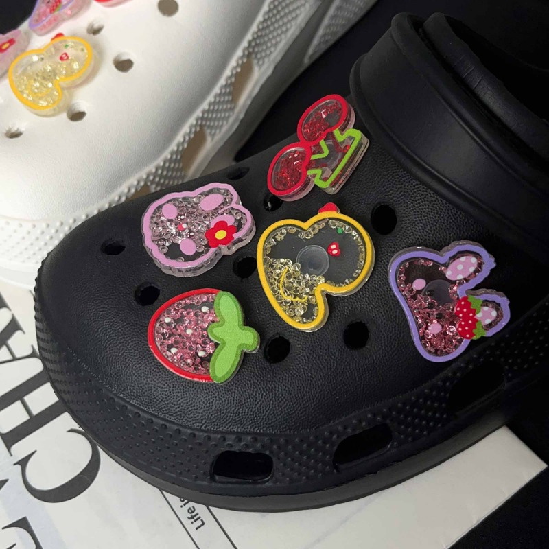 Cute Shake Color Move Rhinesto - Croc Style Clog 리뷰 및 가격