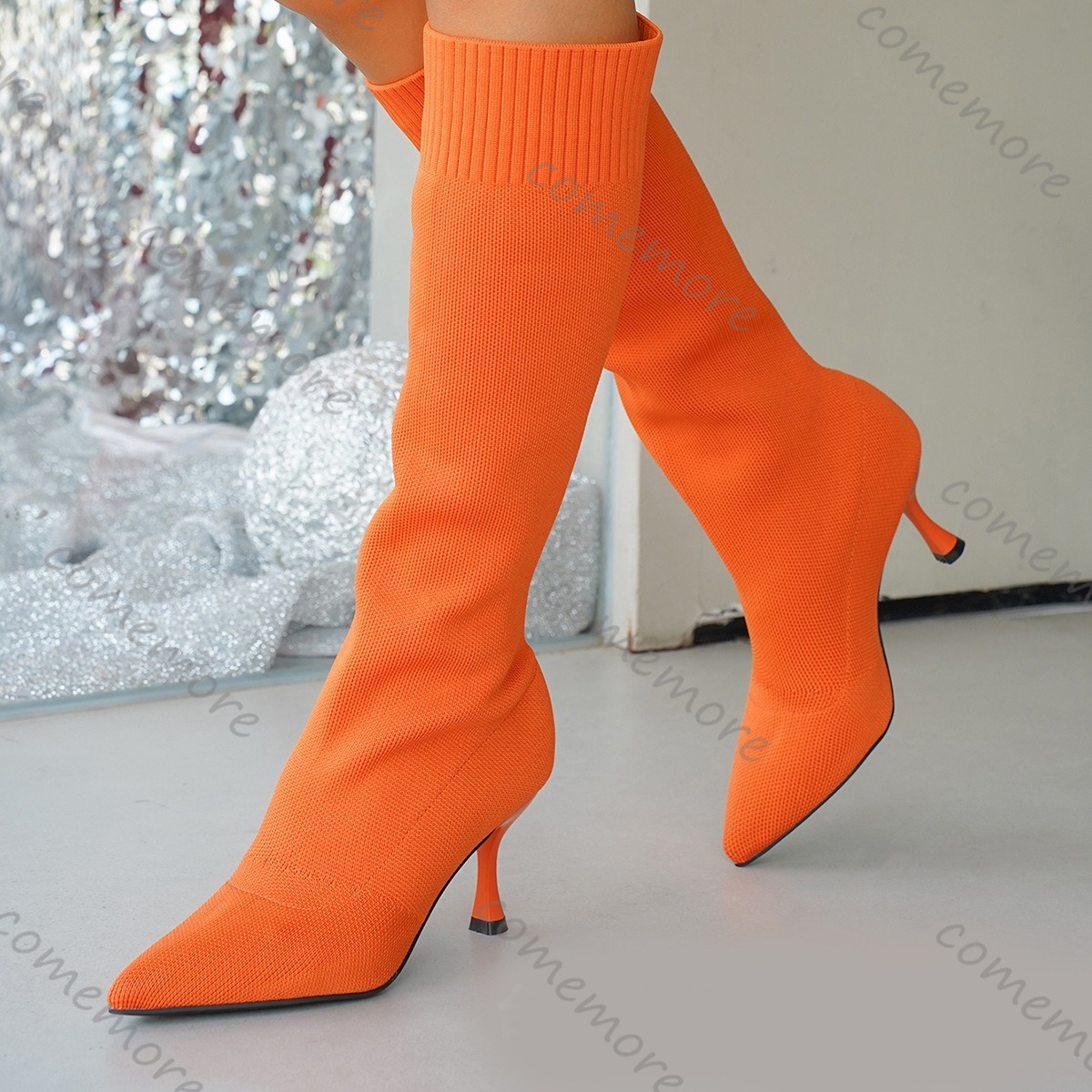 Comemore Women's 2026 Spring A - Sock Boot Women 리뷰 및 가격