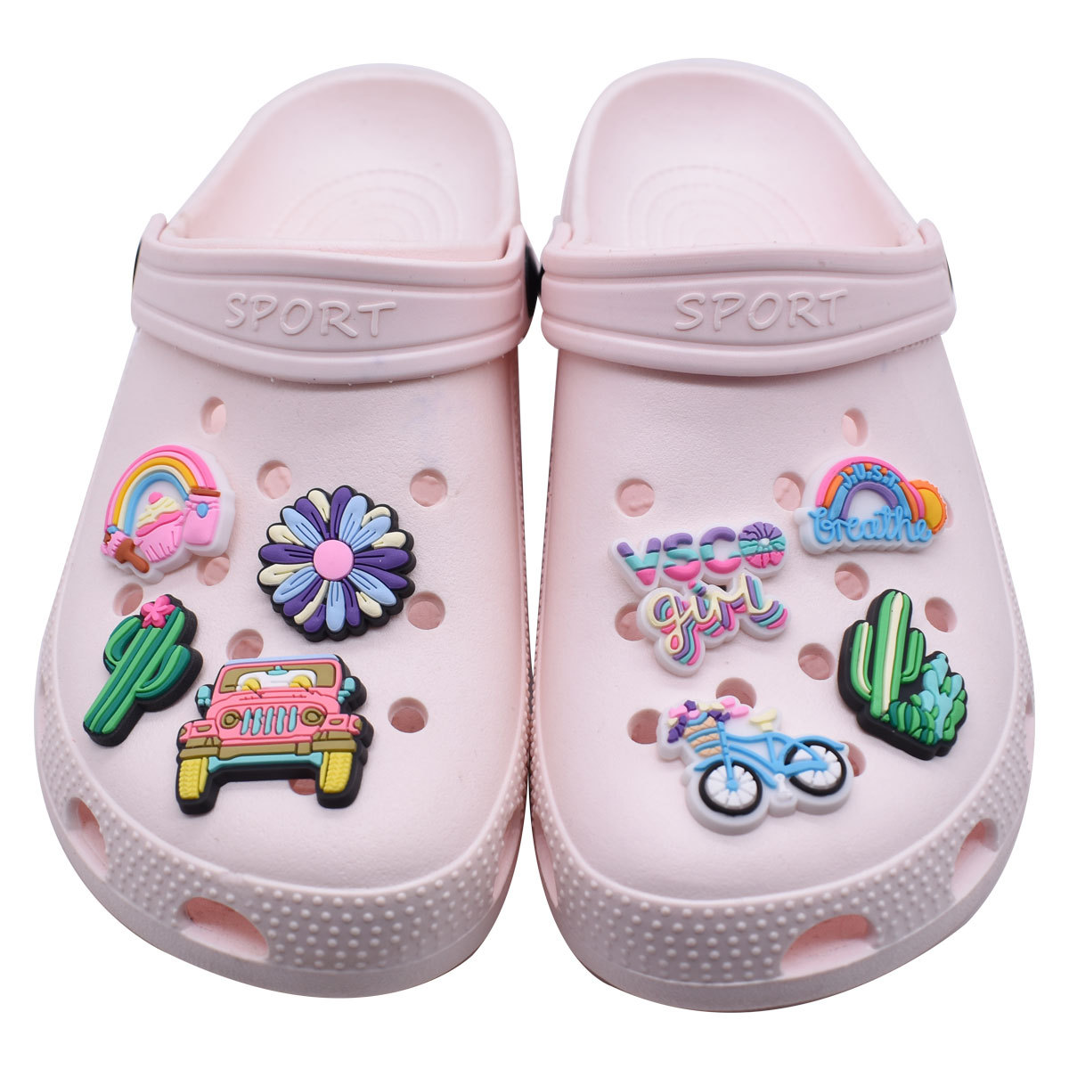 Summer Travel Shoe Charms for  - Croc Style Clog 리뷰 및 가격