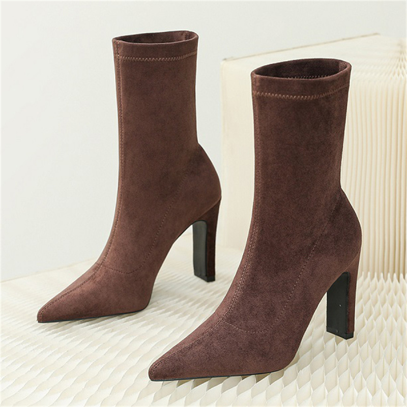 Eilyken Winter Thick Heel Sock - Sock Boot Women 리뷰 및 가격