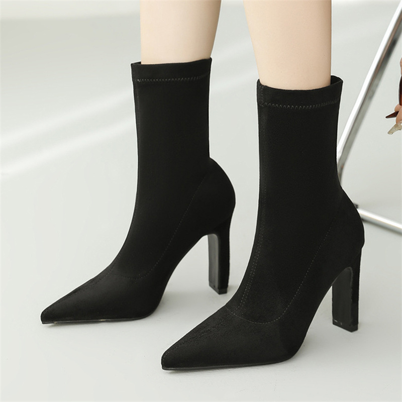Eilyken Winter Thick Heel Sock - Sock Boot Women 리뷰 및 가격