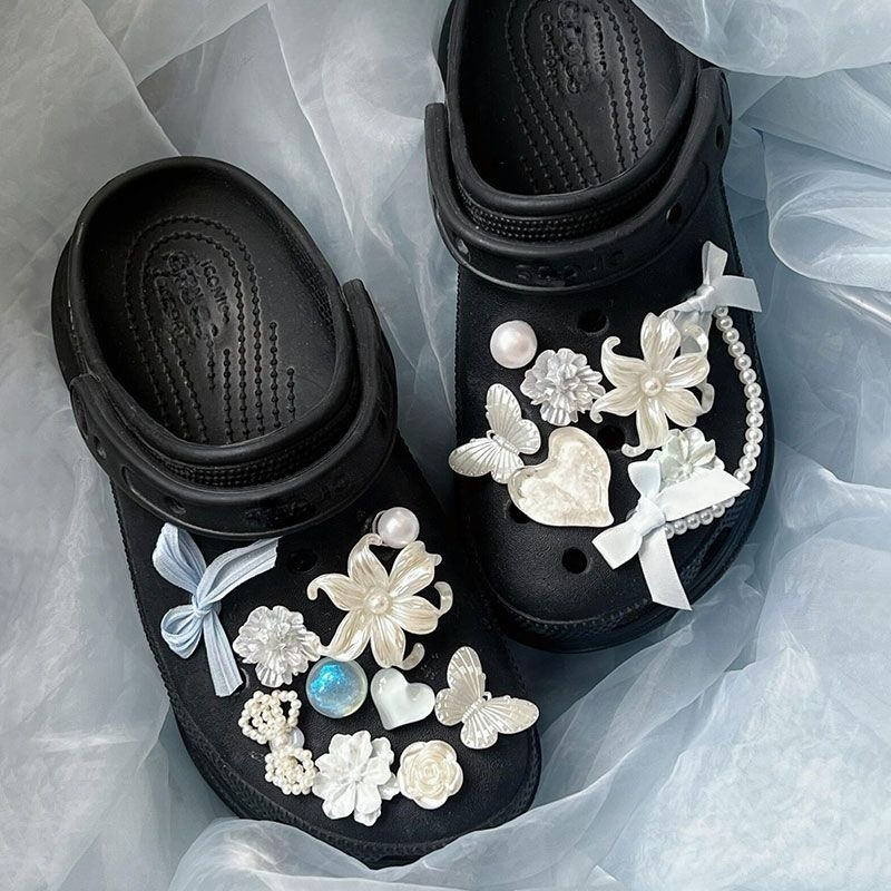 Ribbon Butterfly Elegant Croc  - Croc Style Clog 리뷰 및 가격