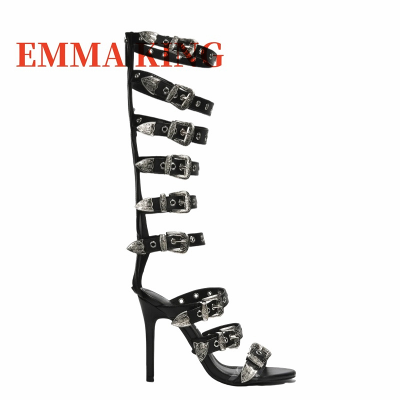 Womens Round Toe High Heels Ba - Knee High Boots Women 리뷰 및 가격