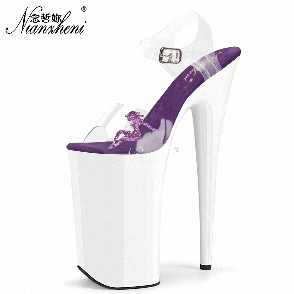 Exotic 26cm 10 Inch Clear PVC  - Clear Strap Heel 리뷰 및 가격