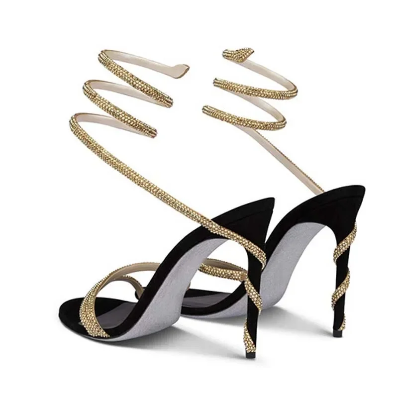 Eilyken Fashion Crystal Stilet - Ankle Strap Heels 리뷰 및 가격