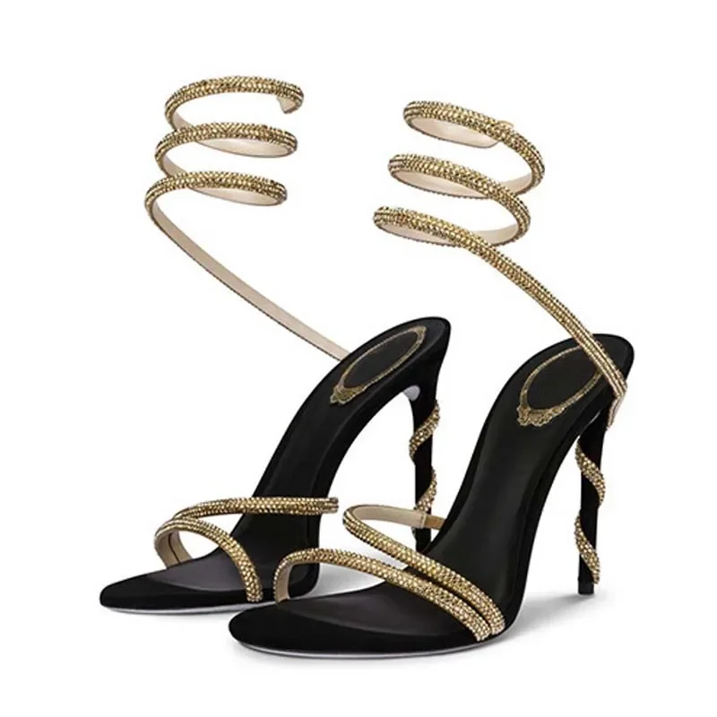 Eilyken Fashion Crystal Stilet - Ankle Strap Heels 리뷰 및 가격