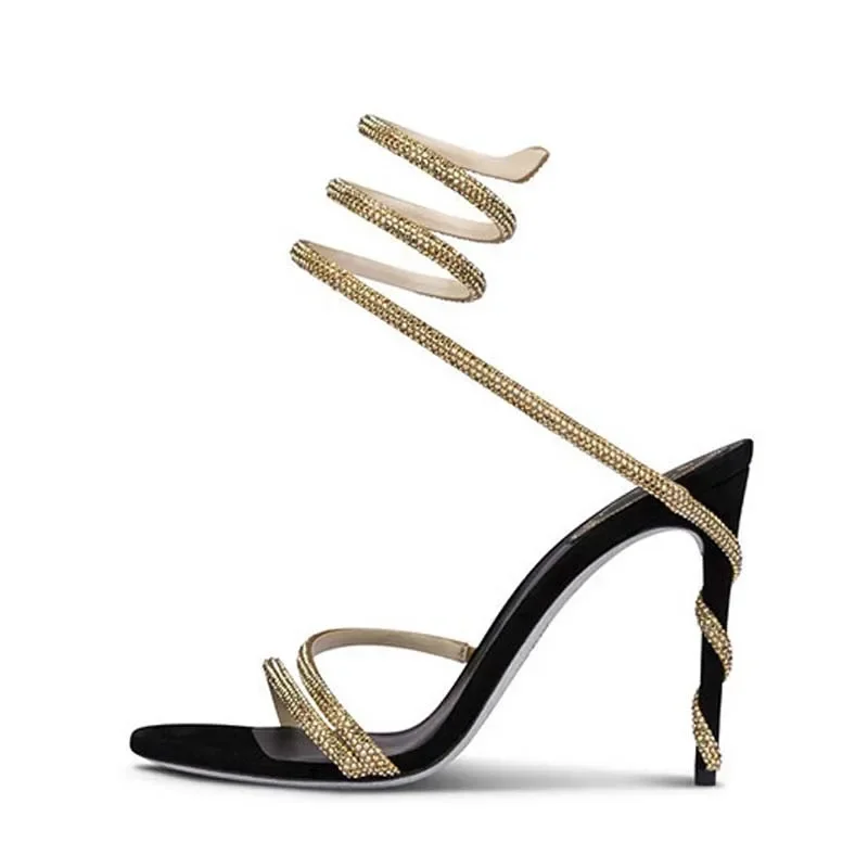 Eilyken Fashion Crystal Stilet - Ankle Strap Heels 리뷰 및 가격