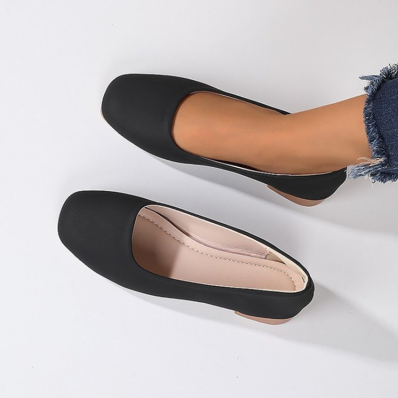 Soft Leather Round Toe Slip-On - Women Shoes Formal 리뷰 및 가격