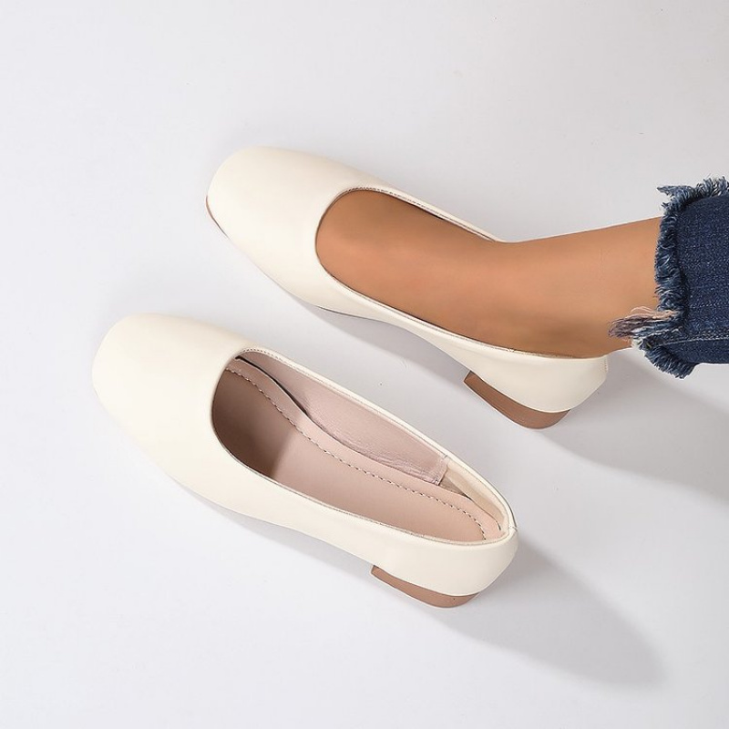 Soft Leather Round Toe Slip-On - Women Shoes Formal 리뷰 및 가격