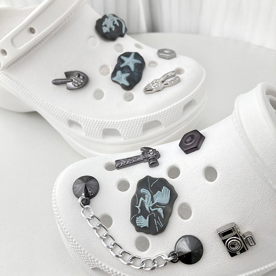10pcs Dinosaur Fossil Style Cu - Croc Style Clog 리뷰 및 가격