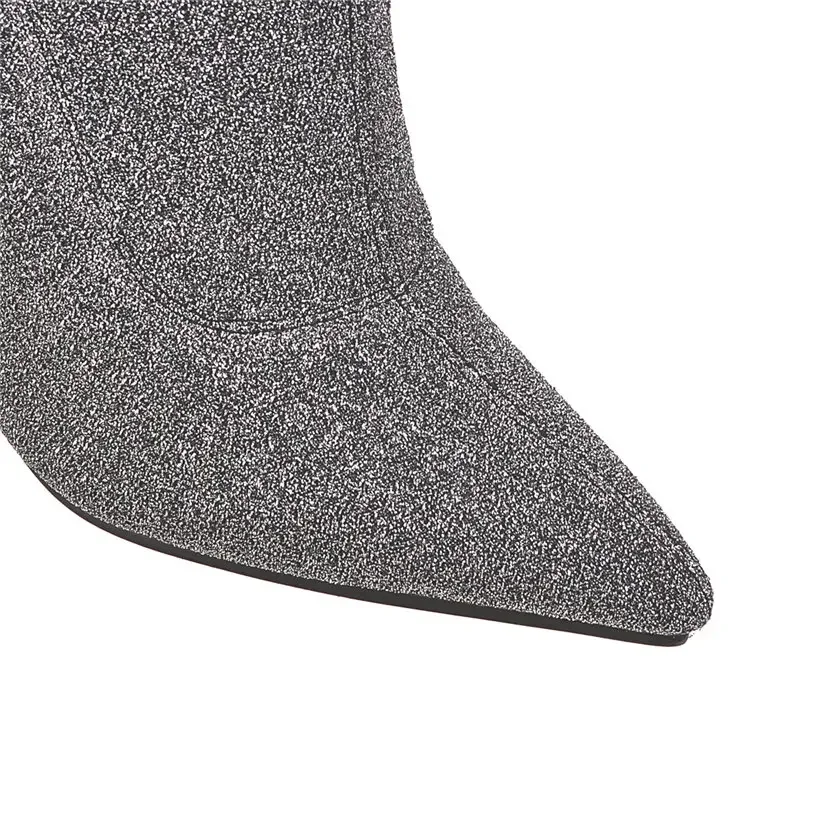 Plus Size Stretch Leopard Over - Sock Boot Women 리뷰 및 가격