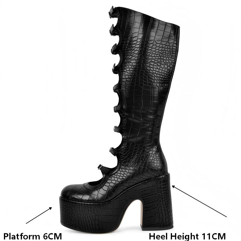 Onlymaker Women Round Toe Plat - Knee High Boots Women 리뷰 및 가격