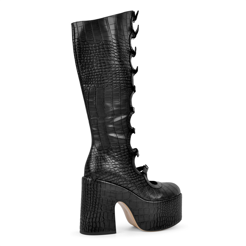 Onlymaker Women Round Toe Plat - Knee High Boots Women 리뷰 및 가격