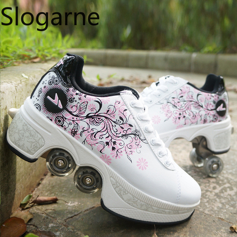 Women 4 Wheels Deformation Rol - Women Shoes Casual 리뷰 및 가격
