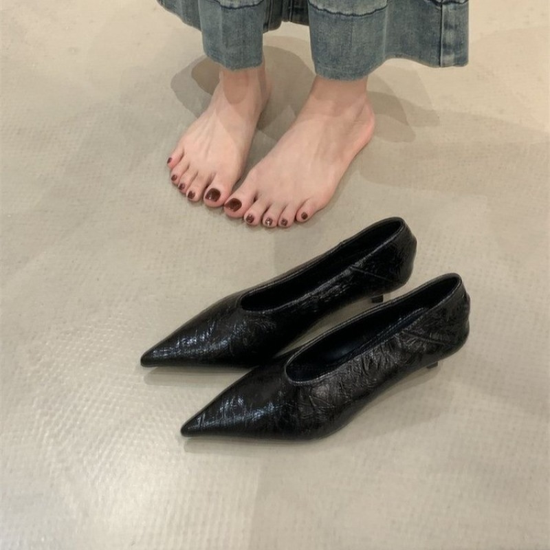2025 Autumn New Commuter Wind  - Slingback Pumps Women 리뷰 및 가격