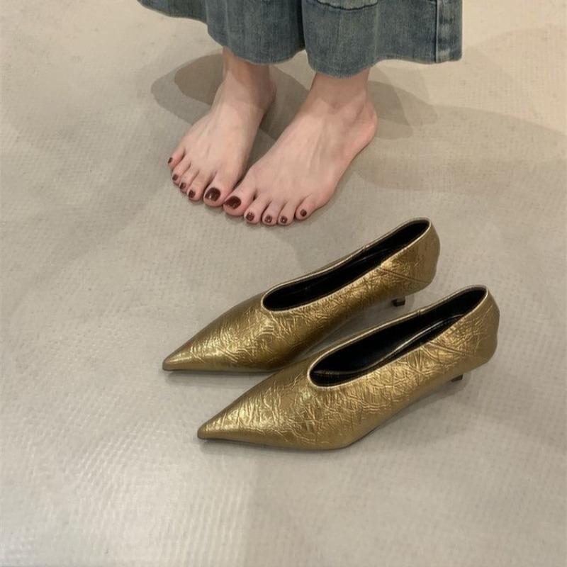 2025 Autumn New Commuter Wind  - Slingback Pumps Women 리뷰 및 가격