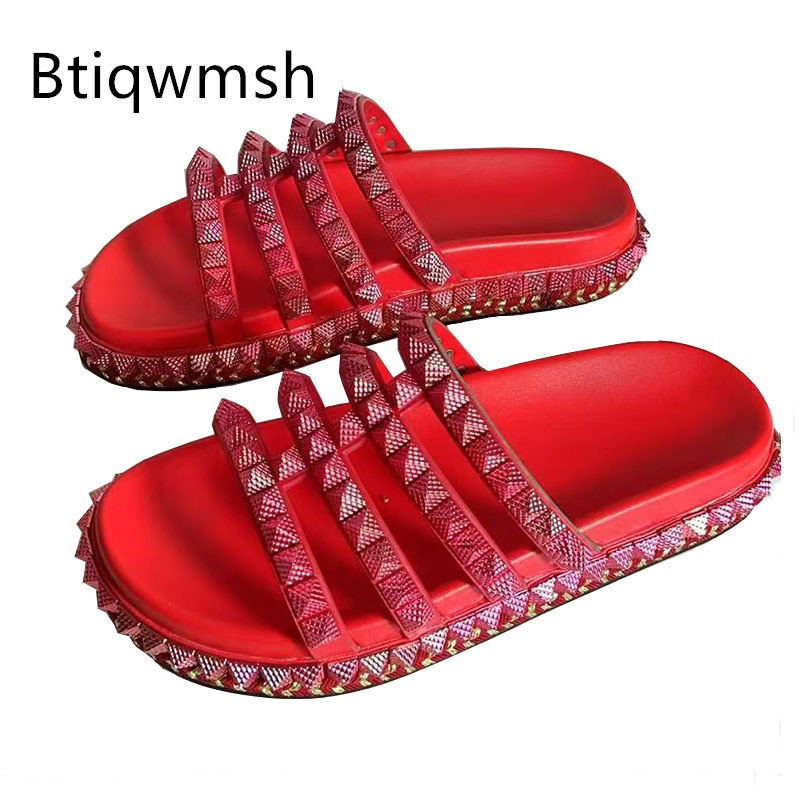 Red Rivet Studded Gladiator Sa - Women'S Shoes Red Bottoms 리뷰 및 가격