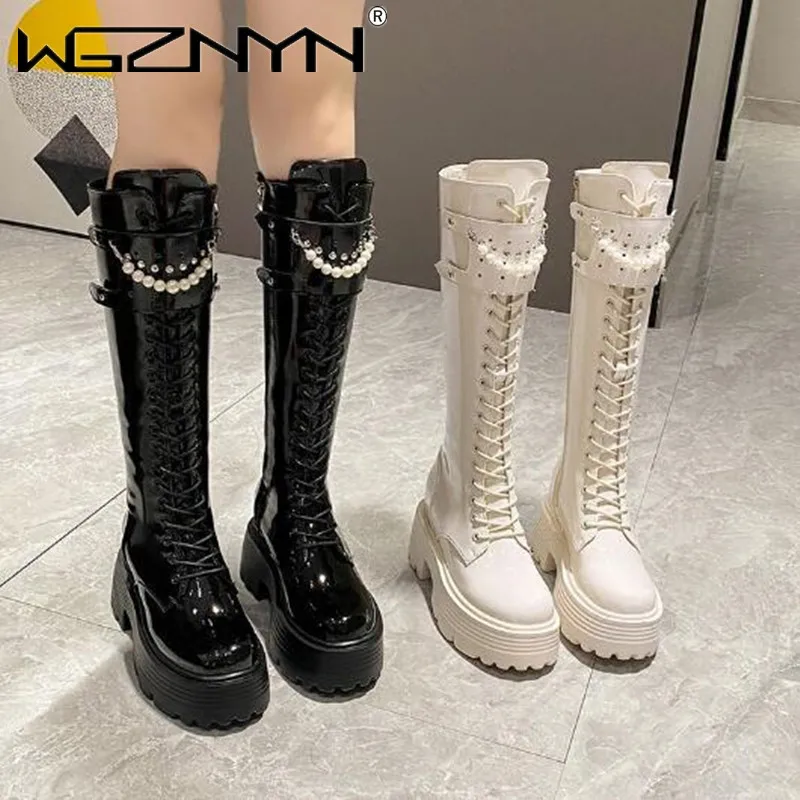 Winter Leather Warm Plush Boot - Knee High Boots Women 리뷰 및 가격