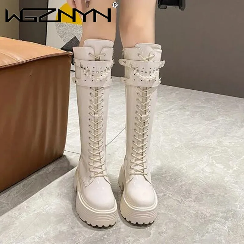 Winter Leather Warm Plush Boot - Knee High Boots Women 리뷰 및 가격