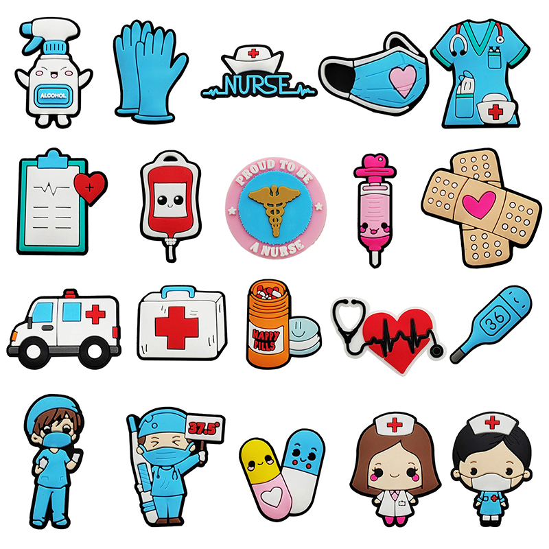 Cartoon Set Shoe Charms Pack f - Croc Style Clog 리뷰 및 가격