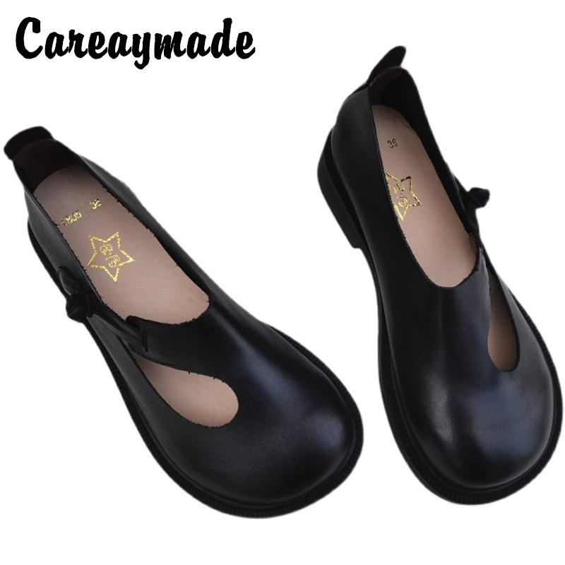 Careaymade-Genuine leather big - Women Shoes Casual 리뷰 및 가격