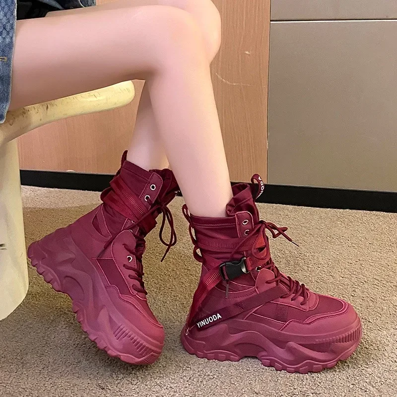 Fashion Women Chunky Platform  - Sock Boot Women 리뷰 및 가격