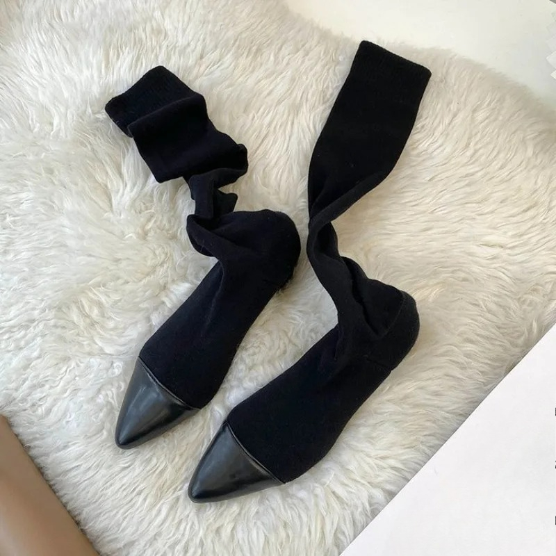 High Knee Sock Shoes 2025 New  - Sock Boot Women 리뷰 및 가격
