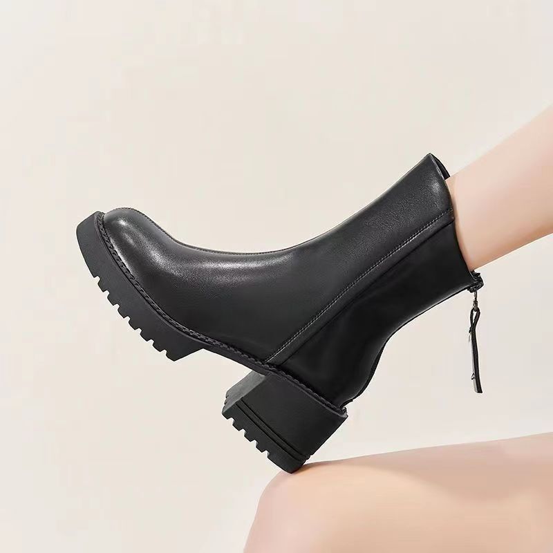 Leather Round Toe Platform Wat - Women'S Shoes Trending 2025 리뷰 및 가격