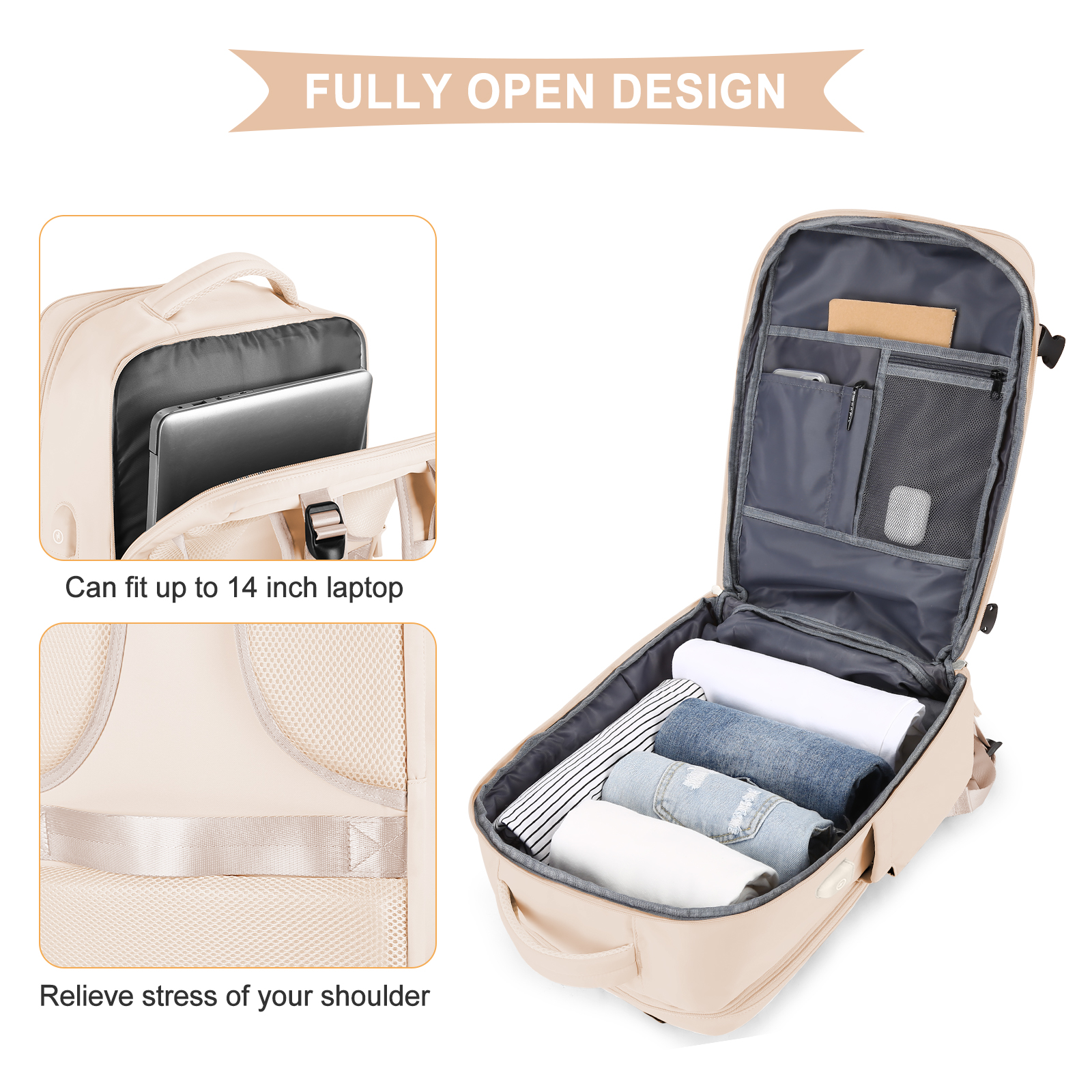 Large Travel Backpack for Men  - Women Shoes Casual 리뷰 및 가격