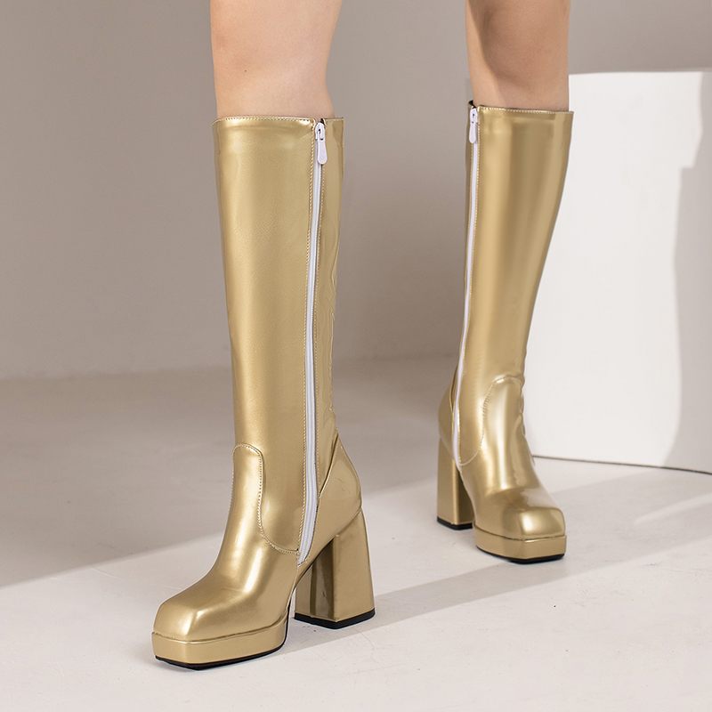 Green Winter Women Platform Kn - Knee High Boots Women 리뷰 및 가격