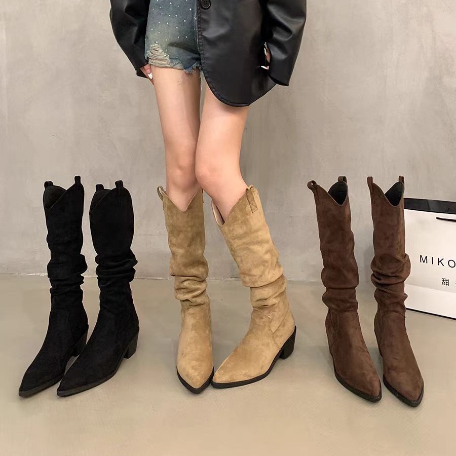 Long boots 2026 French retro c - Sock Boot Women 리뷰 및 가격