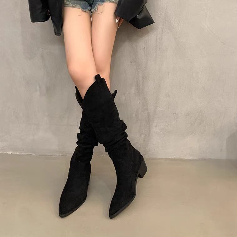Long boots 2026 French retro c - Sock Boot Women 리뷰 및 가격