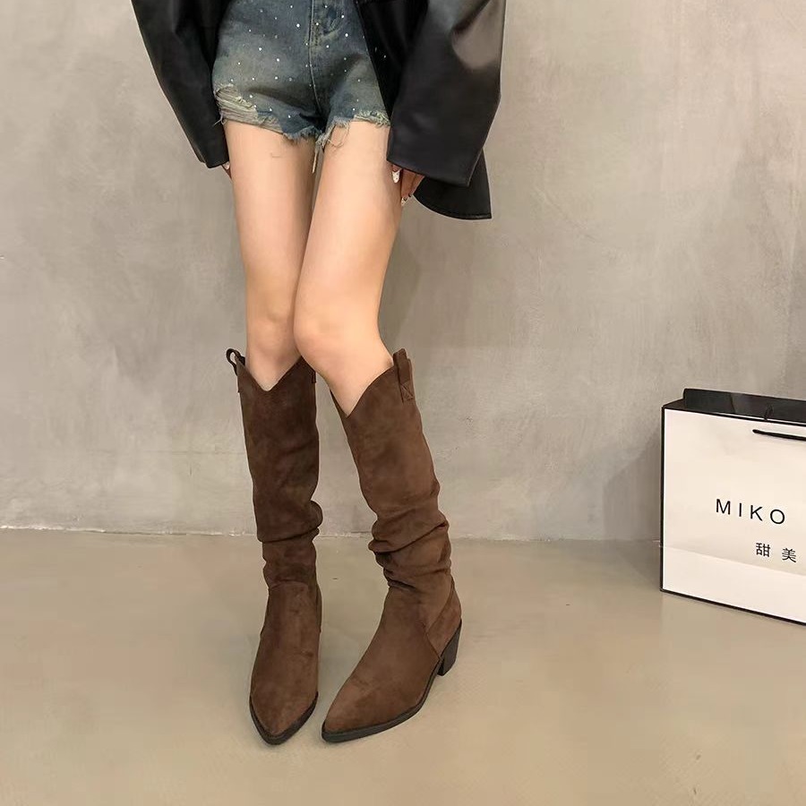 Long boots 2026 French retro c - Sock Boot Women 리뷰 및 가격