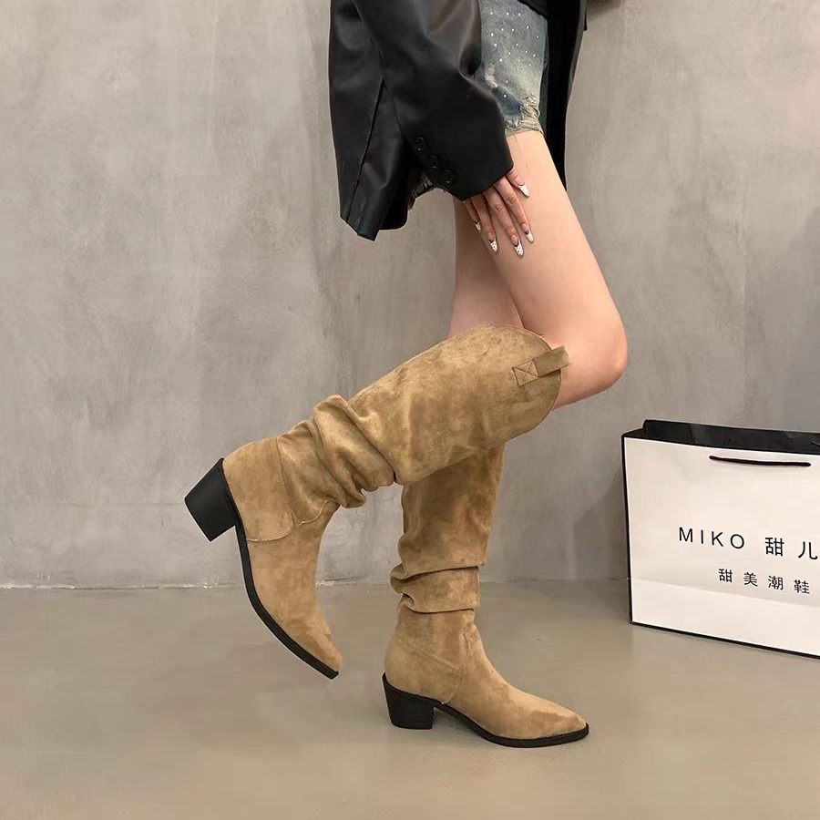 Long boots 2026 French retro c - Sock Boot Women 리뷰 및 가격