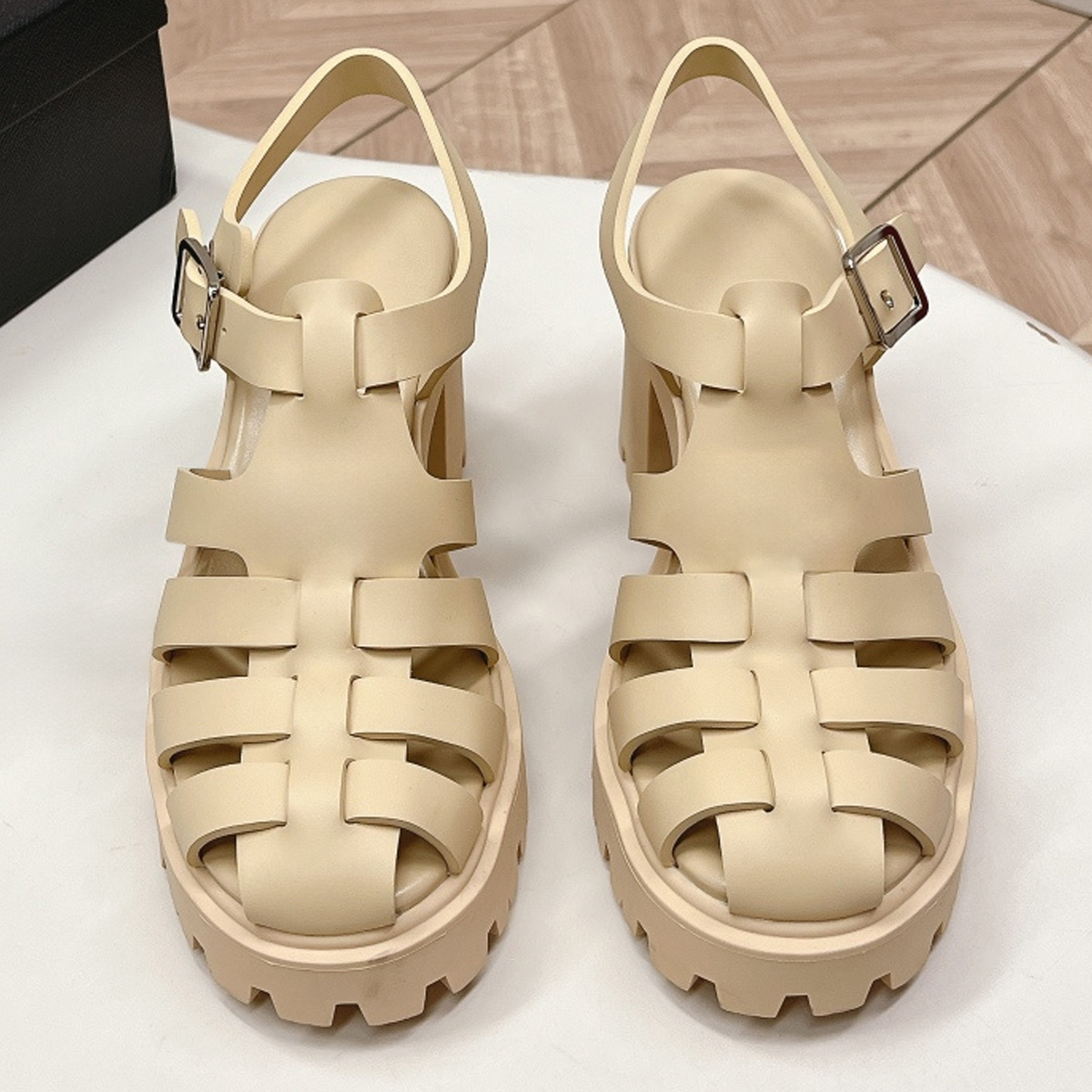 2026 New Women's Round Toe Lea - Ankle Strap Heels 리뷰 및 가격