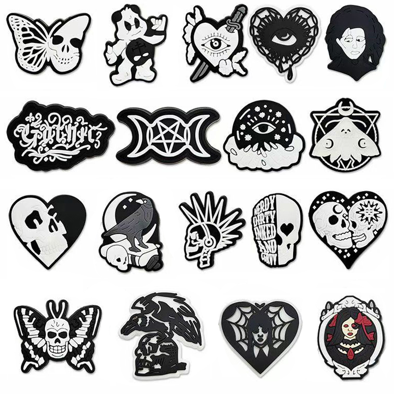 Halloween Skull Shoe Charms fo - Croc Style Clog 리뷰 및 가격