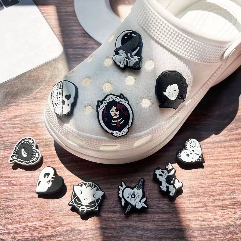 Halloween Skull Shoe Charms fo - Croc Style Clog 리뷰 및 가격