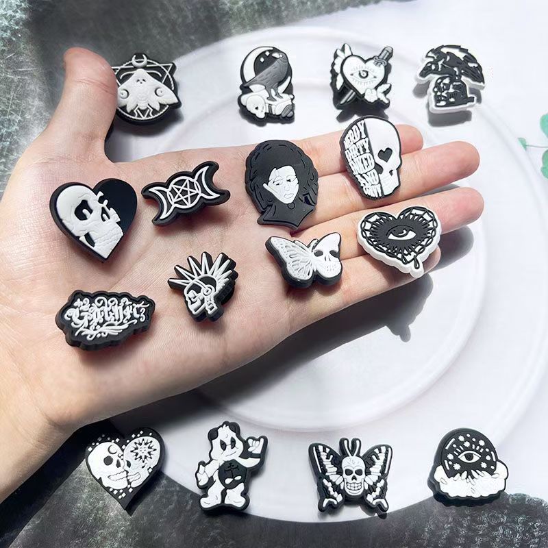 Halloween Skull Shoe Charms fo - Croc Style Clog 리뷰 및 가격